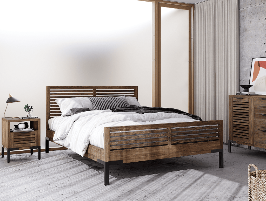 Millie Bedframe & Nightstand